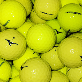 Custom Mizuno Yellow Mix Used Golf Balls - Foundgolfballs.com