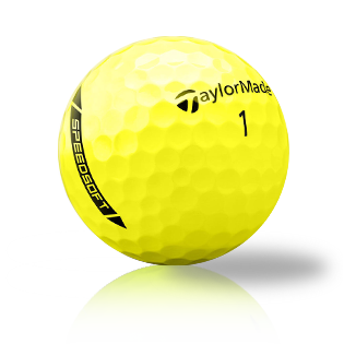 Custom Taylormade SpeedSoft Yellow Used Golf Balls - Foundgolfballs.com