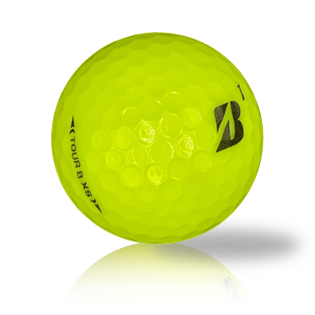 Custom Bridgestone Tour B XS Yellow Used Golf Balls - Foundgolfballs.com