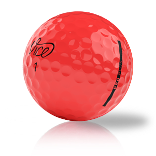 Custom Vice Pro Plus Red Used Golf Balls - Foundgolfballs.com